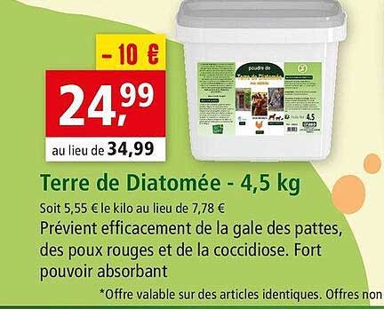 Terre De Diatomée - 4,5 Kg