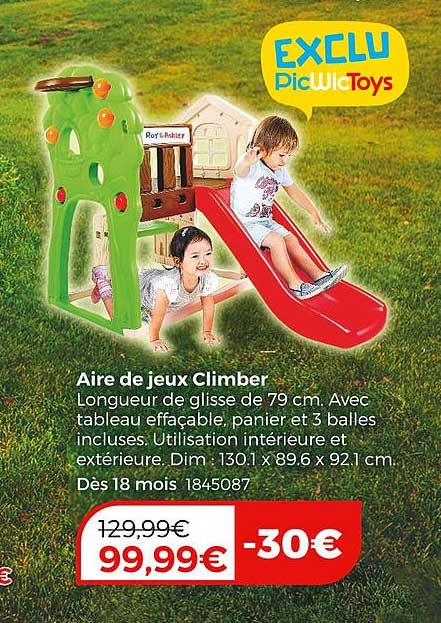 aire de jeux climber