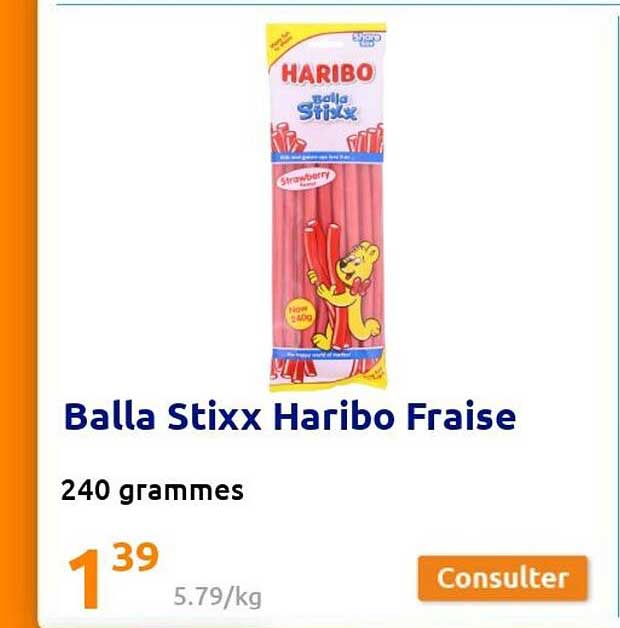 balla stixx haribo fraise