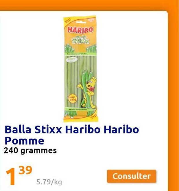 balla stixx haribo haribo pomme