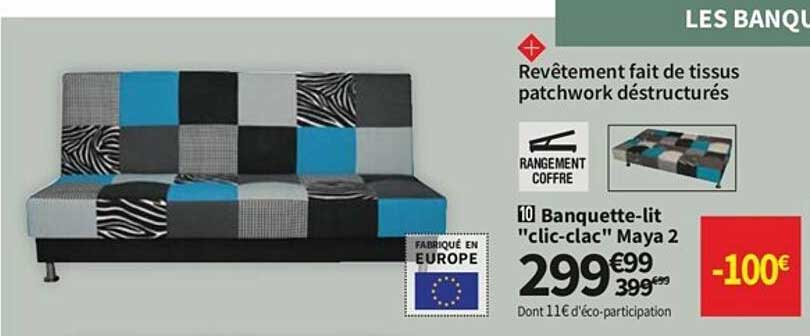 banquette-lit "clic-clac" maya 2