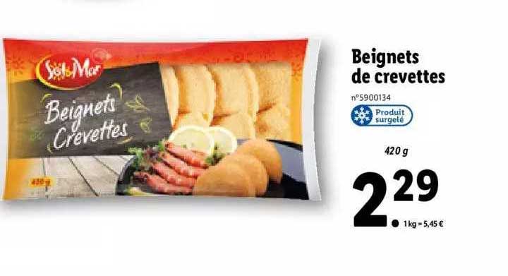 beignets de crevettes sol & mar