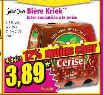 bière kriek saint-omer