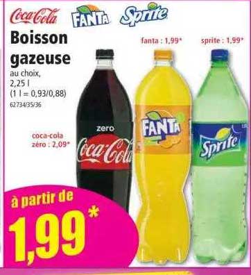 boisson gazeuse coca-cola, fanta, sprite