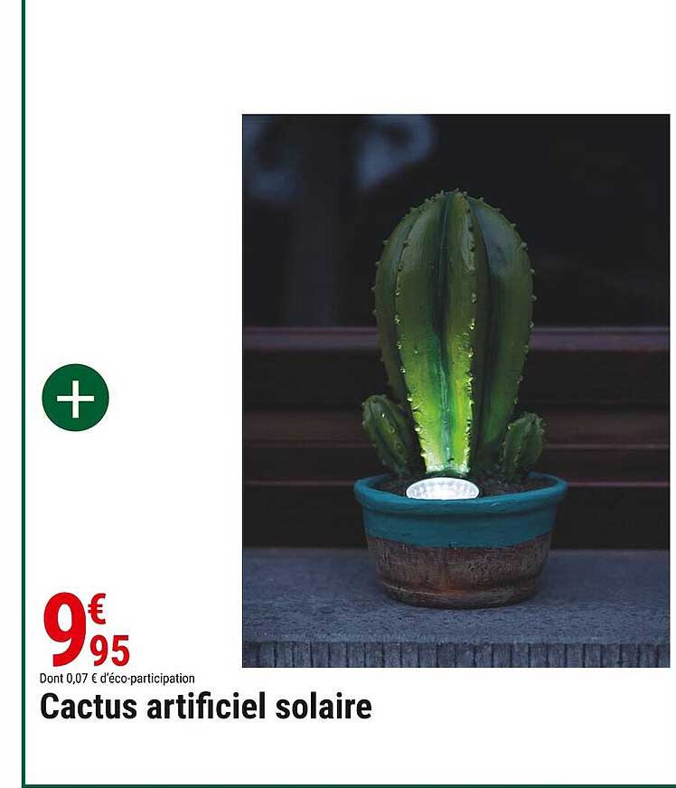 cactus artificiel solaire
