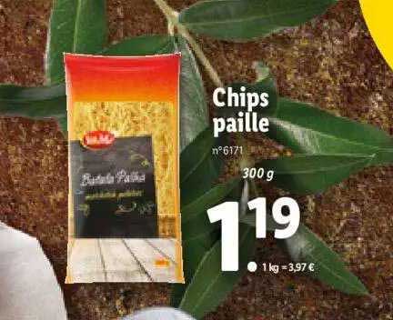 chips paille sol & mar