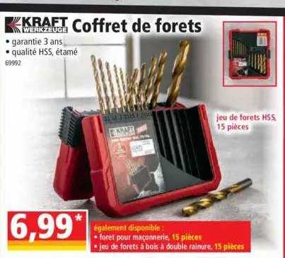 coffret de forets kraft werkzeuge