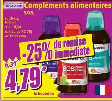 compléments alimentaires juvamine