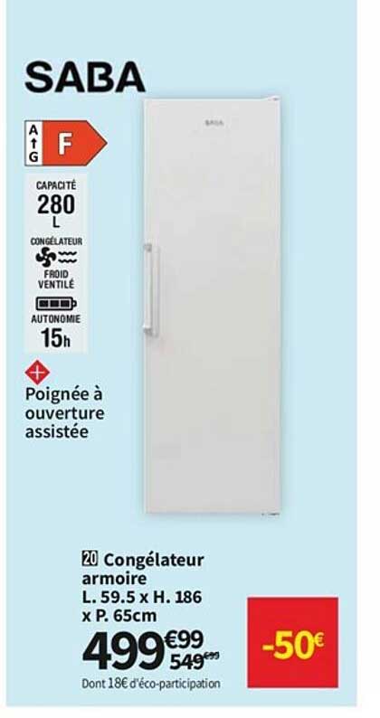 Congélateur Armoire Saba