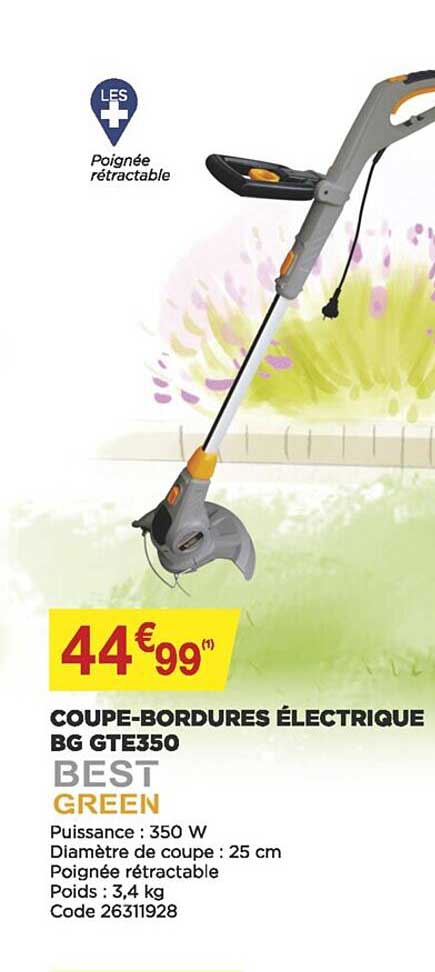 coupe-bordures électrique bg gte350 best green