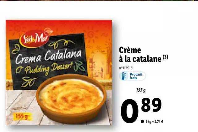 crème à la catalane sol & mar