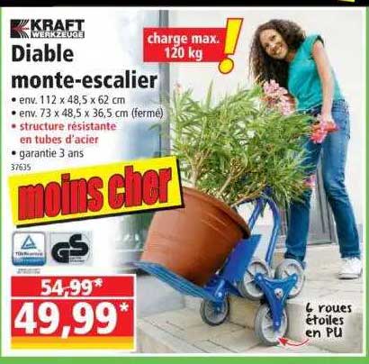 diable monte-escalier kraft werkzeuge