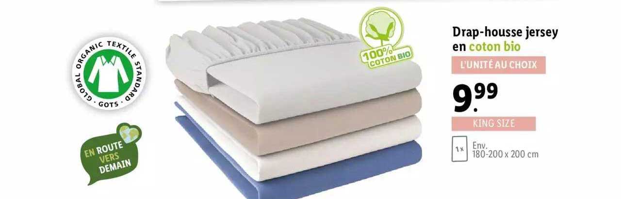 Drap-housse Jersey En Coton Bio