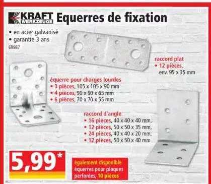 équerres De Fixation Kraft Werkzeuge