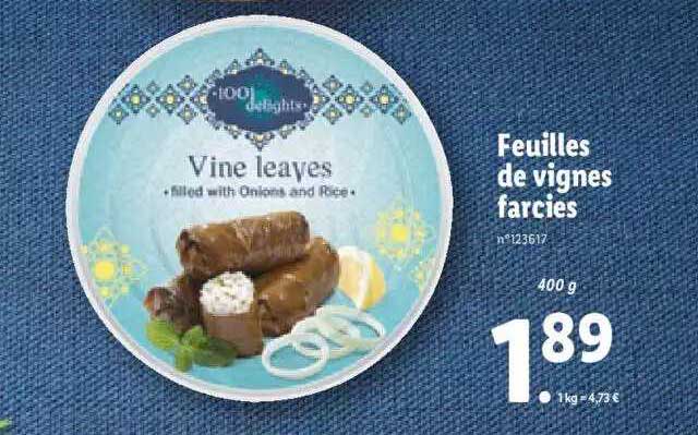 feuilles de vignes farcies 100 delights
