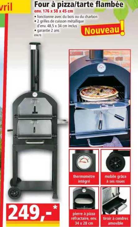 four à pizza - tarte flambée