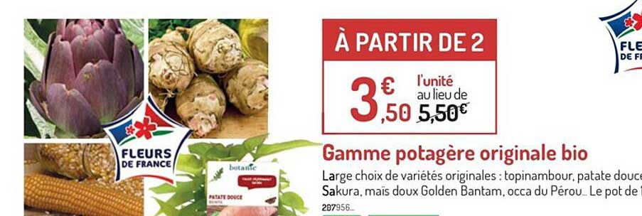 Gamme Potagère Originale Bio