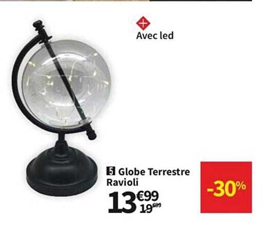 globe terrestre ravioli