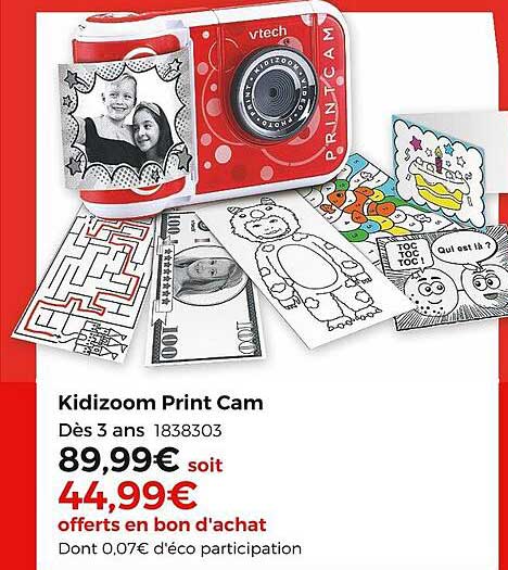 kidizoom print cam