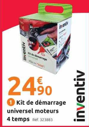 kit de démarrage universel moteurs 4 temps inventiv
