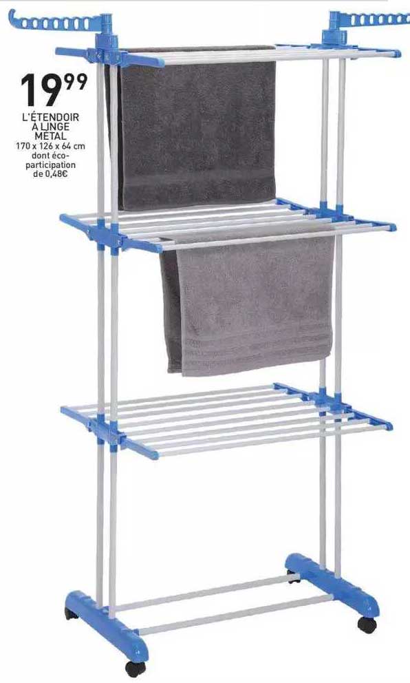 l'étendoir à linge métal