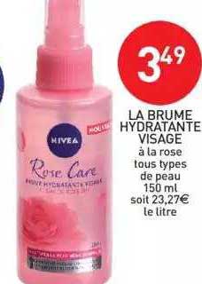 la brume hydratante visage nivea
