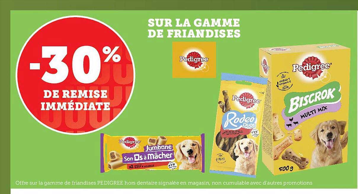 La Gamme De Friandises Pedigree