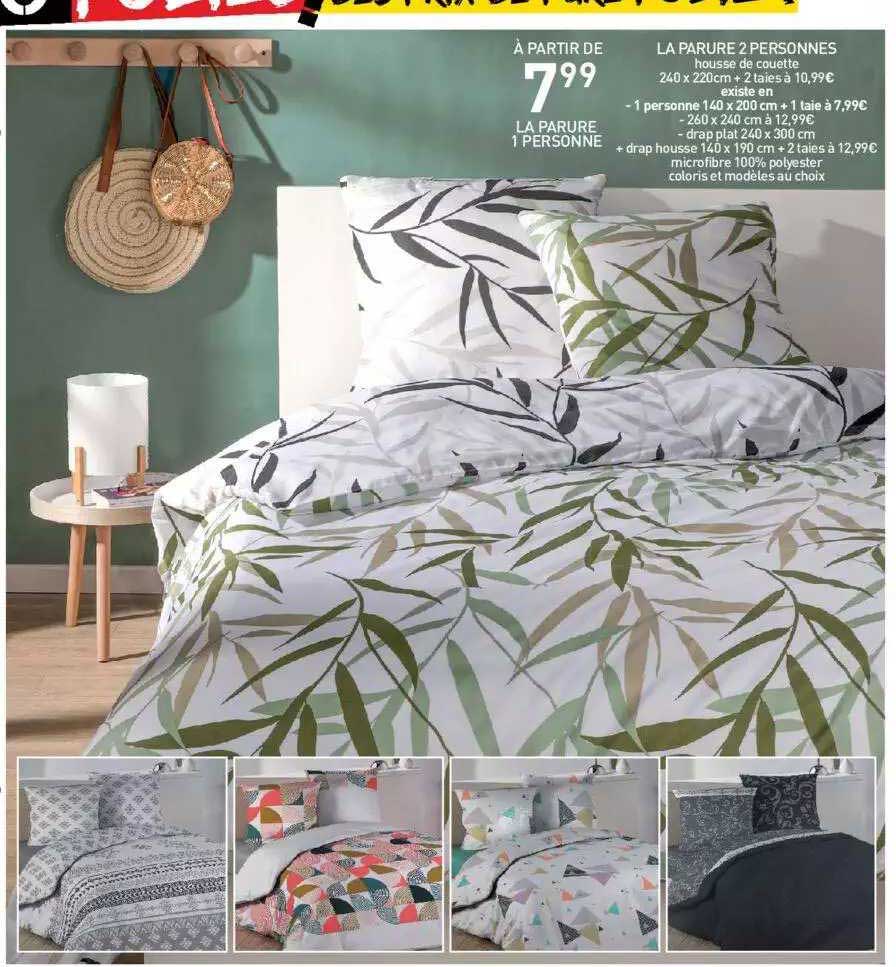 la parure 1 personne, 2 personnes