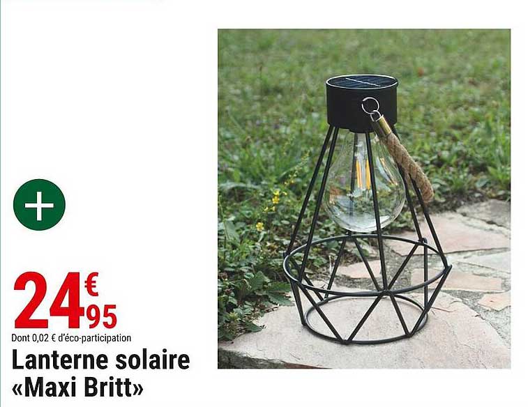Lanterne Solaire «maxi Britt»