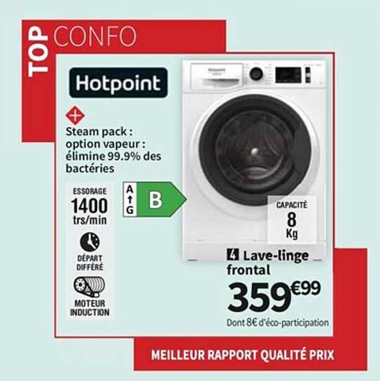 lave-linge frontal hotpoint