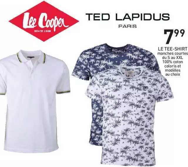 Le Tee-shirt Lee Cooper, Ted Lapidus Paris