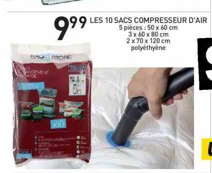 les 10 sacs compresseur d'air