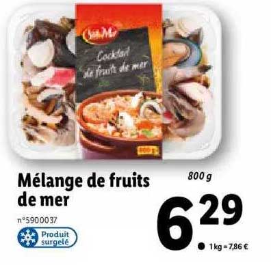 mélange de fruits de mer sol & mar