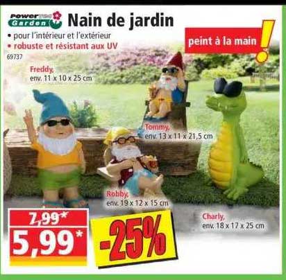 Nain De Jardin Powertec Garden