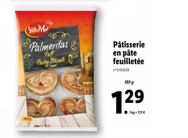 pâtisserie en pâte feuilletée sol & mar