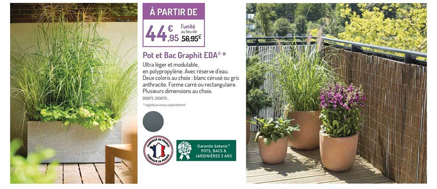 Pot Et Bac Graphit Eda