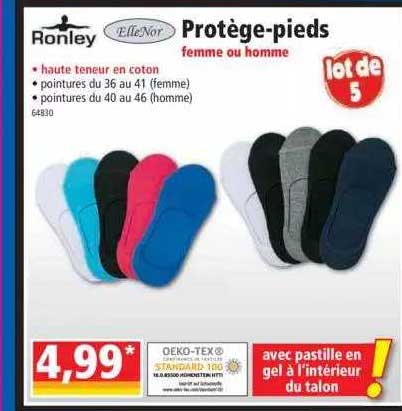 protège-pieds femme ou homme ronley