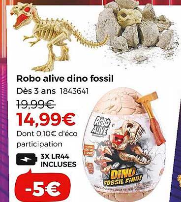 robo alive dino fossil