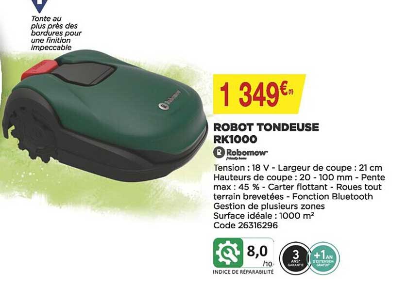 Robot Tondeuse Rk1000