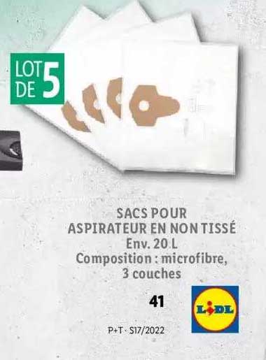 Sacs Pour Apsirateur En Non Tissé