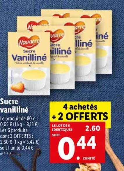 Sucre Vanilliné