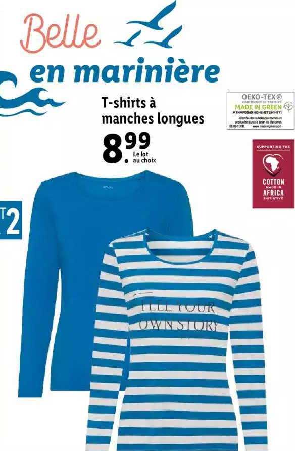 t-shirts à manches longues