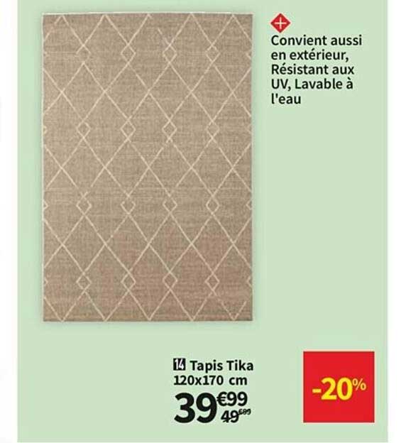 tapis tika 120 x 170 cm