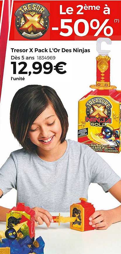 tresor x pack l'or des ninjas