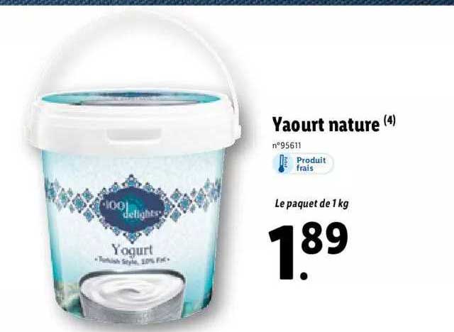 yaourt nature 100 delights