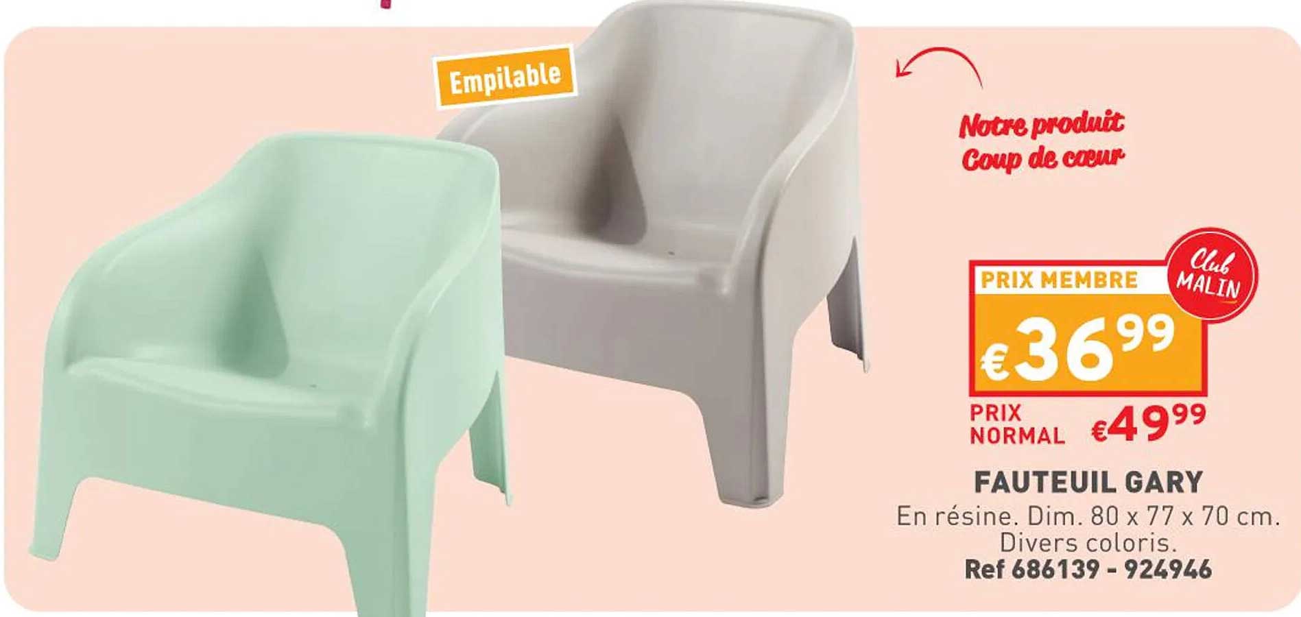fauteuil gary