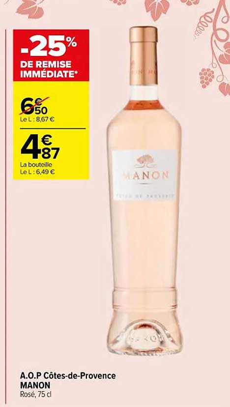 a.o.p. cotes-de-provence manon