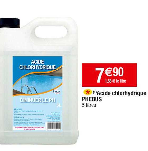 acide chlorhydrique phébus