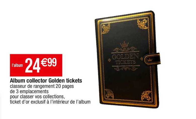 album collector golden tickets