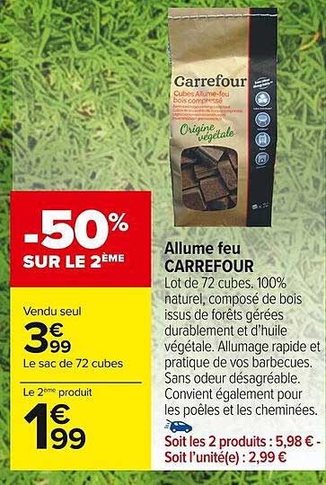 allume feu carrefour